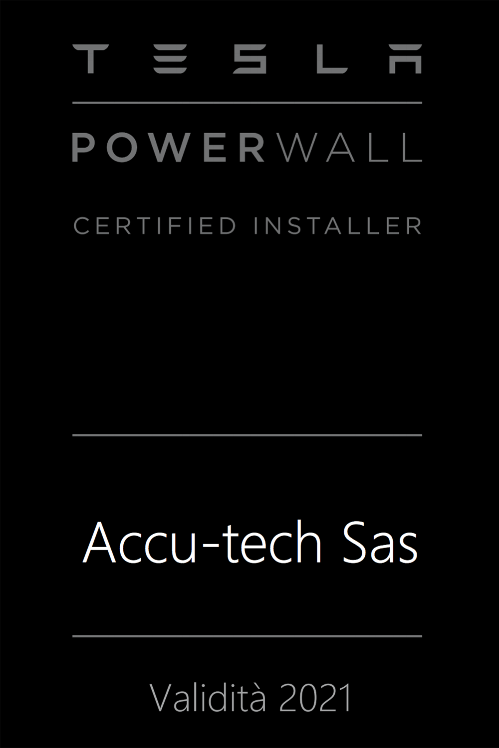 tesla-certificazione